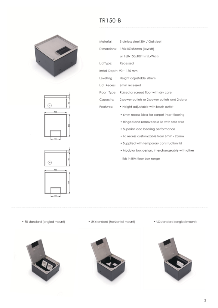 Heavy Duty Floor Socket-BIM_005 (Medium)