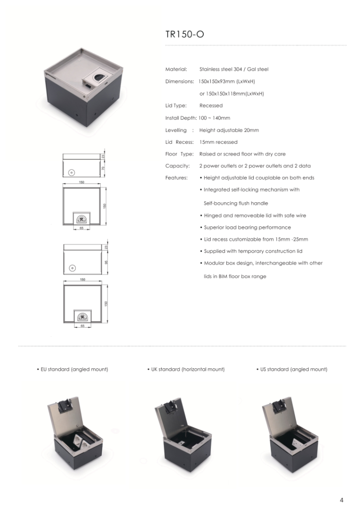 Heavy Duty Floor Socket-BIM_006 (Medium)
