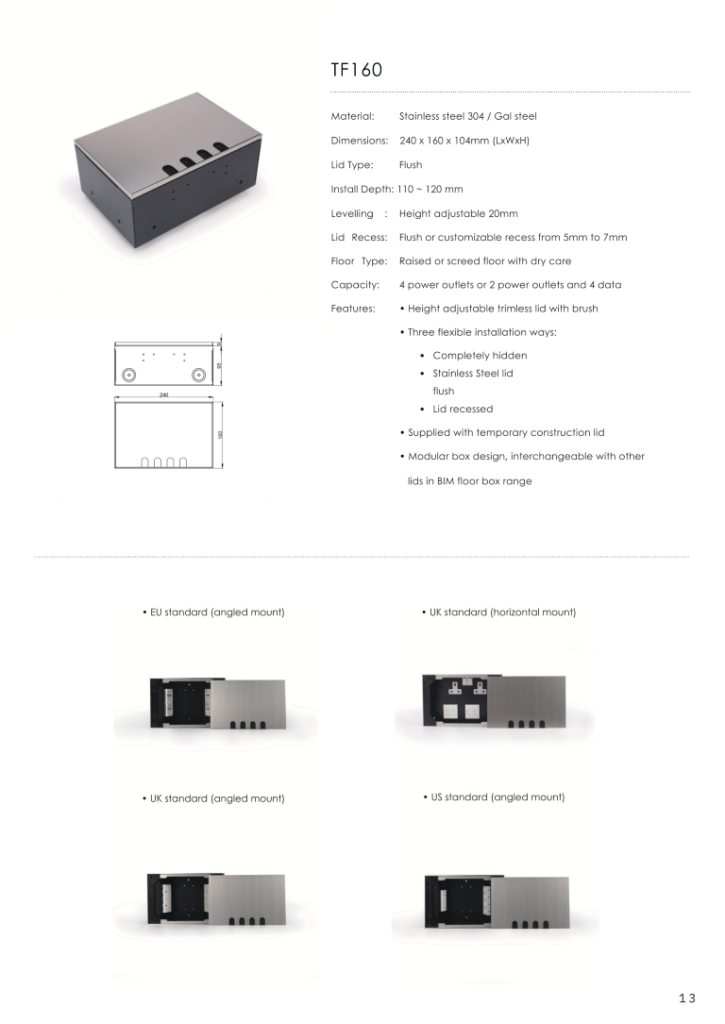 Heavy Duty Floor Socket-BIM_015 (Medium)