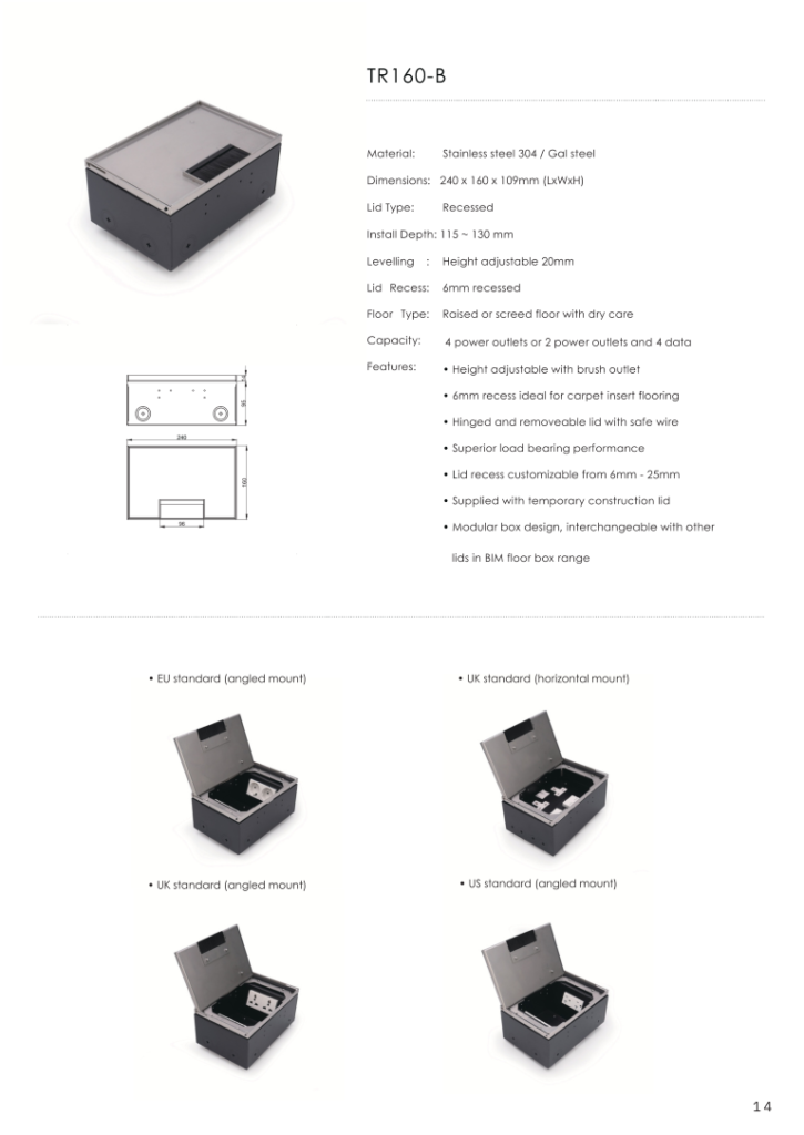 Heavy Duty Floor Socket-BIM_016 (Medium)