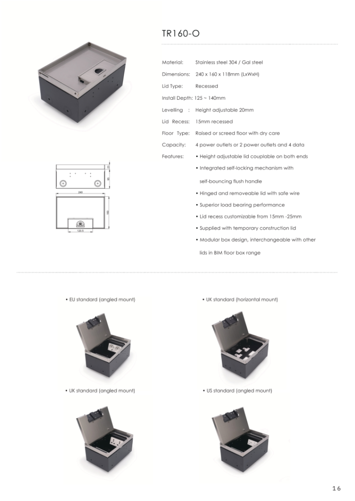 Heavy Duty Floor Socket-BIM_018 (Medium)