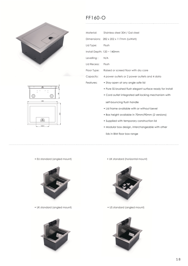 Heavy Duty Floor Socket-BIM_020 (Medium)