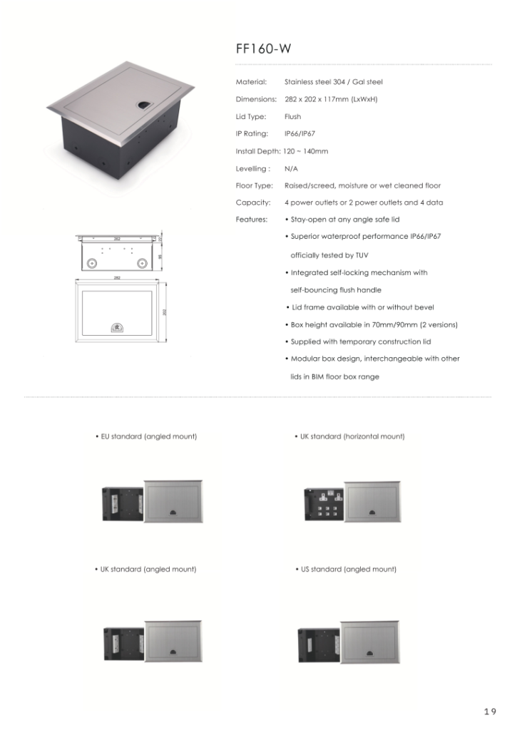 Heavy Duty Floor Socket-BIM_021 (Medium)