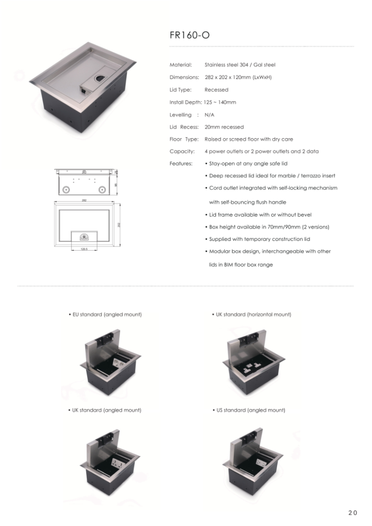 Heavy Duty Floor Socket-BIM_022 (Medium)