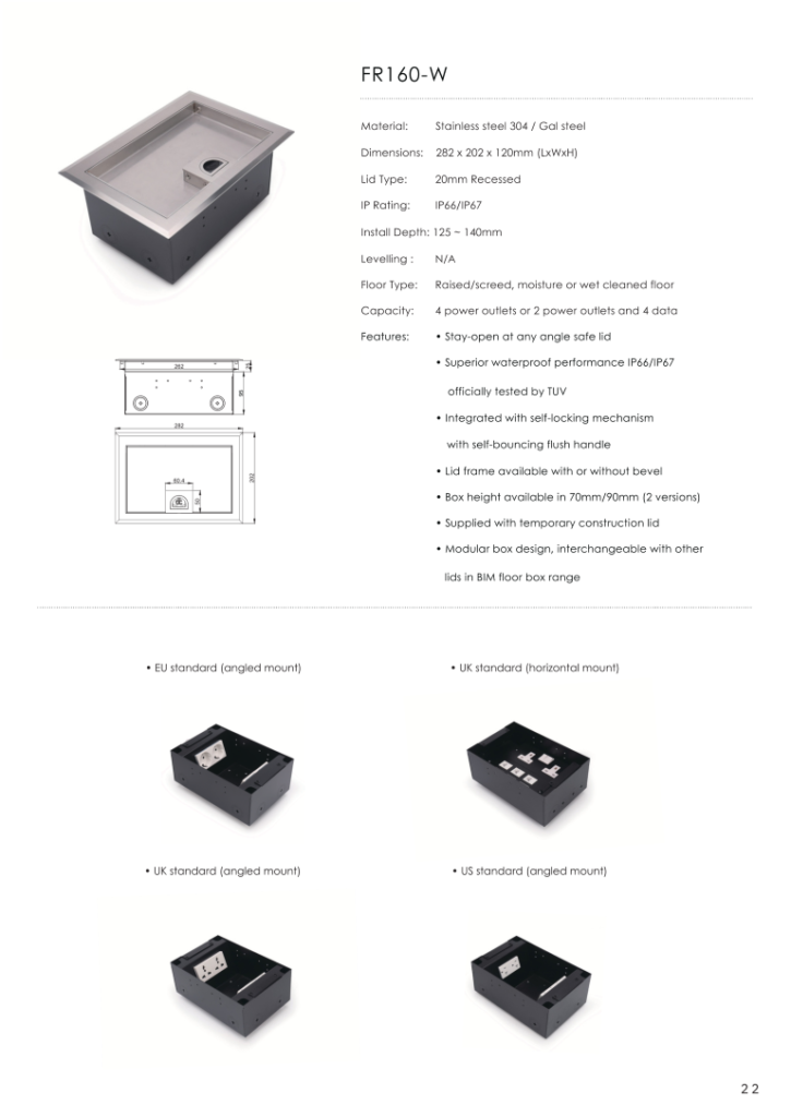 Heavy Duty Floor Socket-BIM_024 (Medium)