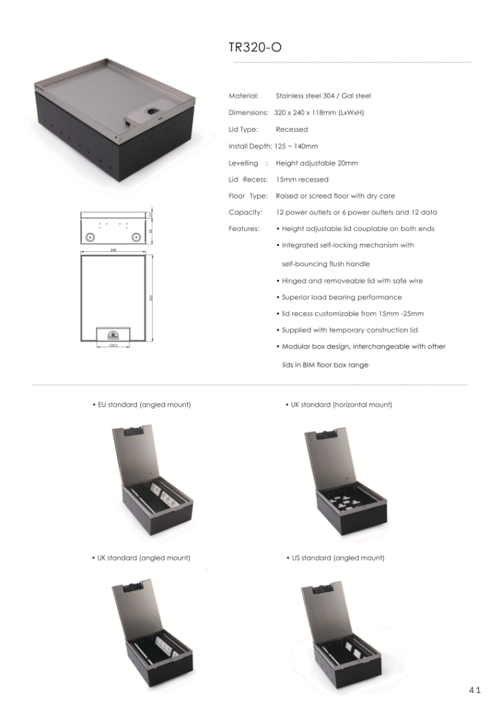 Heavy Duty Floor Socket-BIM_043 (Medium)