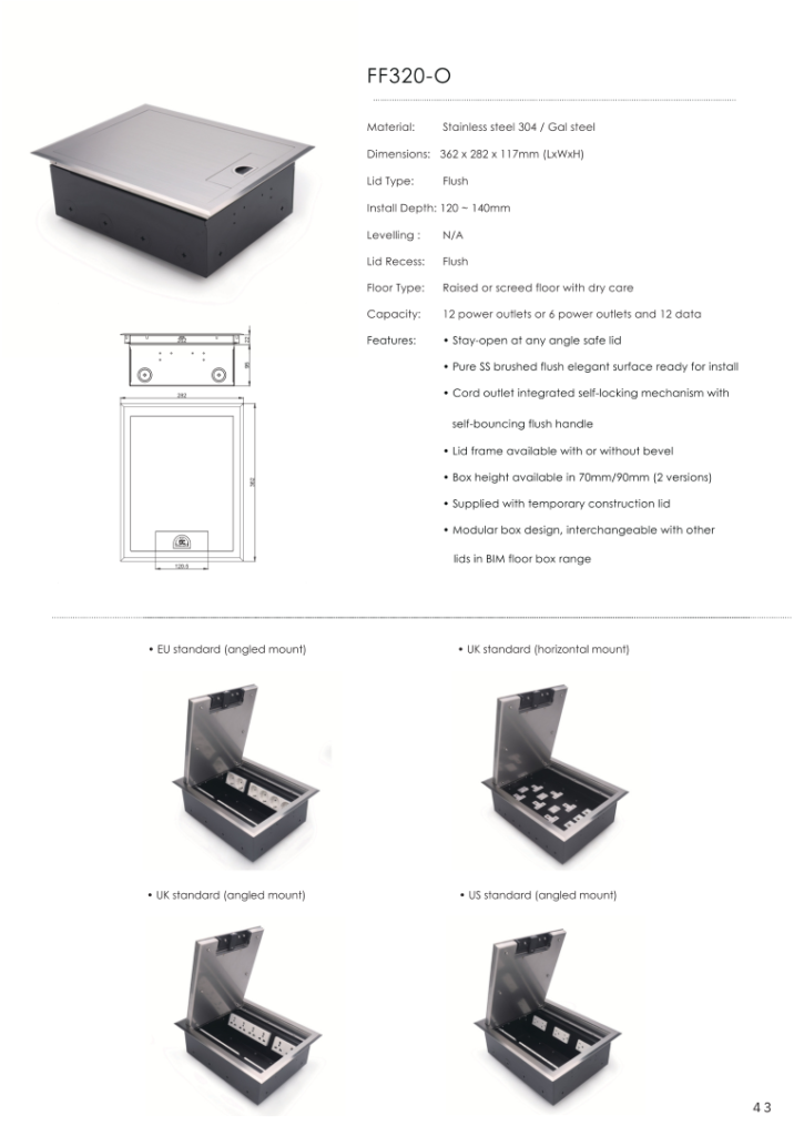 Heavy Duty Floor Socket-BIM_045 (Medium)