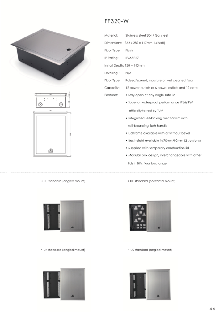 Heavy Duty Floor Socket-BIM_046 (Medium)