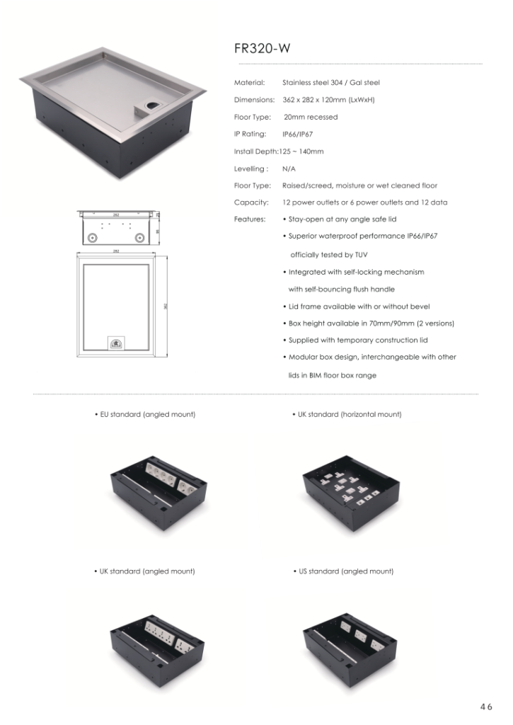 Heavy Duty Floor Socket-BIM_048 (Medium)