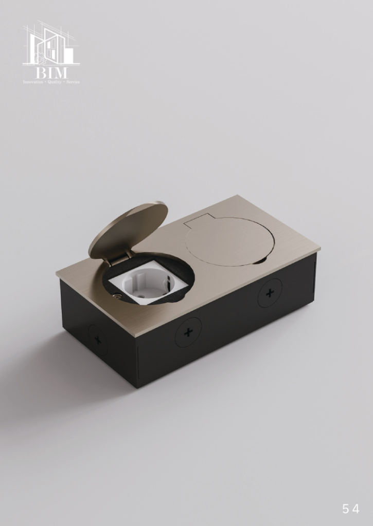 Heavy Duty Floor Socket-BIM_056 (Medium)